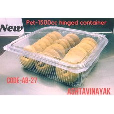 Hinge Container 1500CC (475 Pcs) (Freight To-Pay)